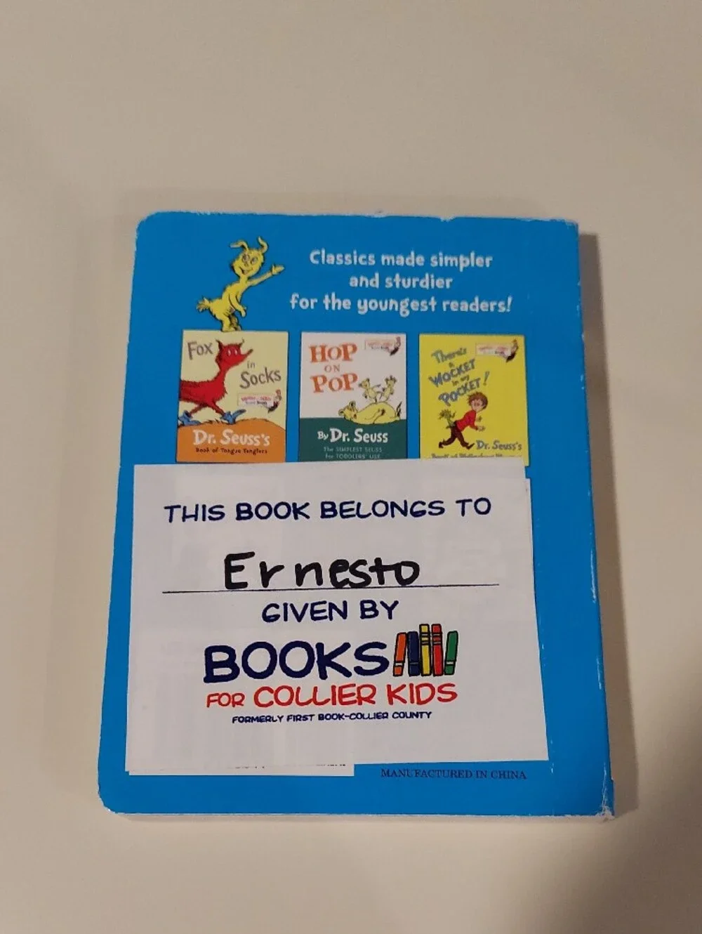 Dr. Seuss Board Books Set Of 3